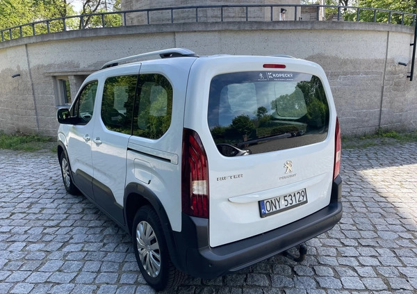 Peugeot Rifter cena 69900 przebieg: 95582, rok produkcji 2019 z Nysa małe 631